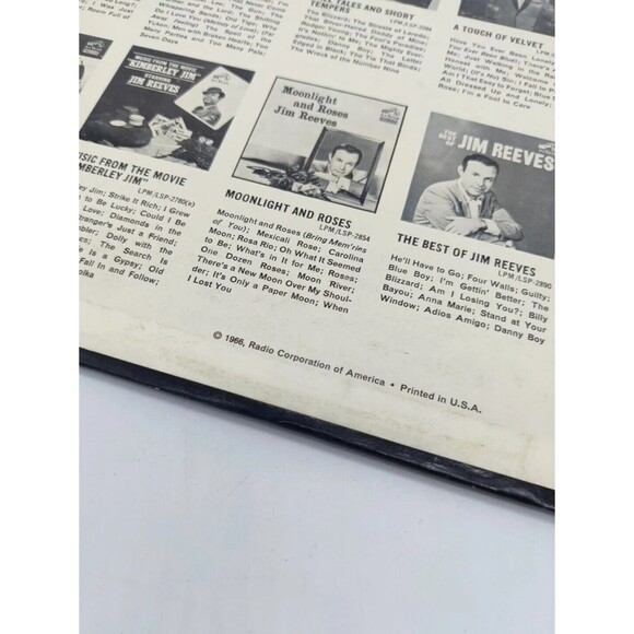 Vintage 1966 Jim Reeves Distant Drums Record Vinyl RCA-Victor LP 1960s Music '66 - Picture 4 of 11